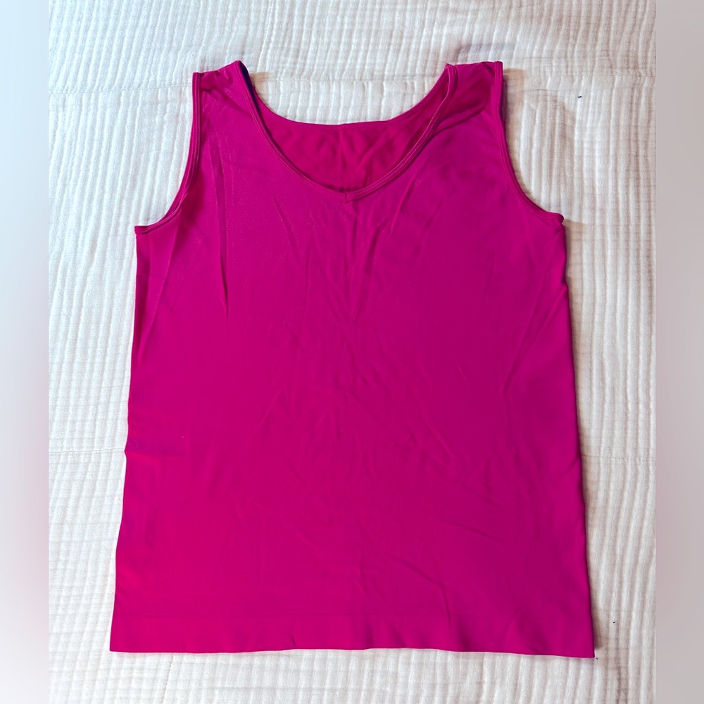 Pink layering tank